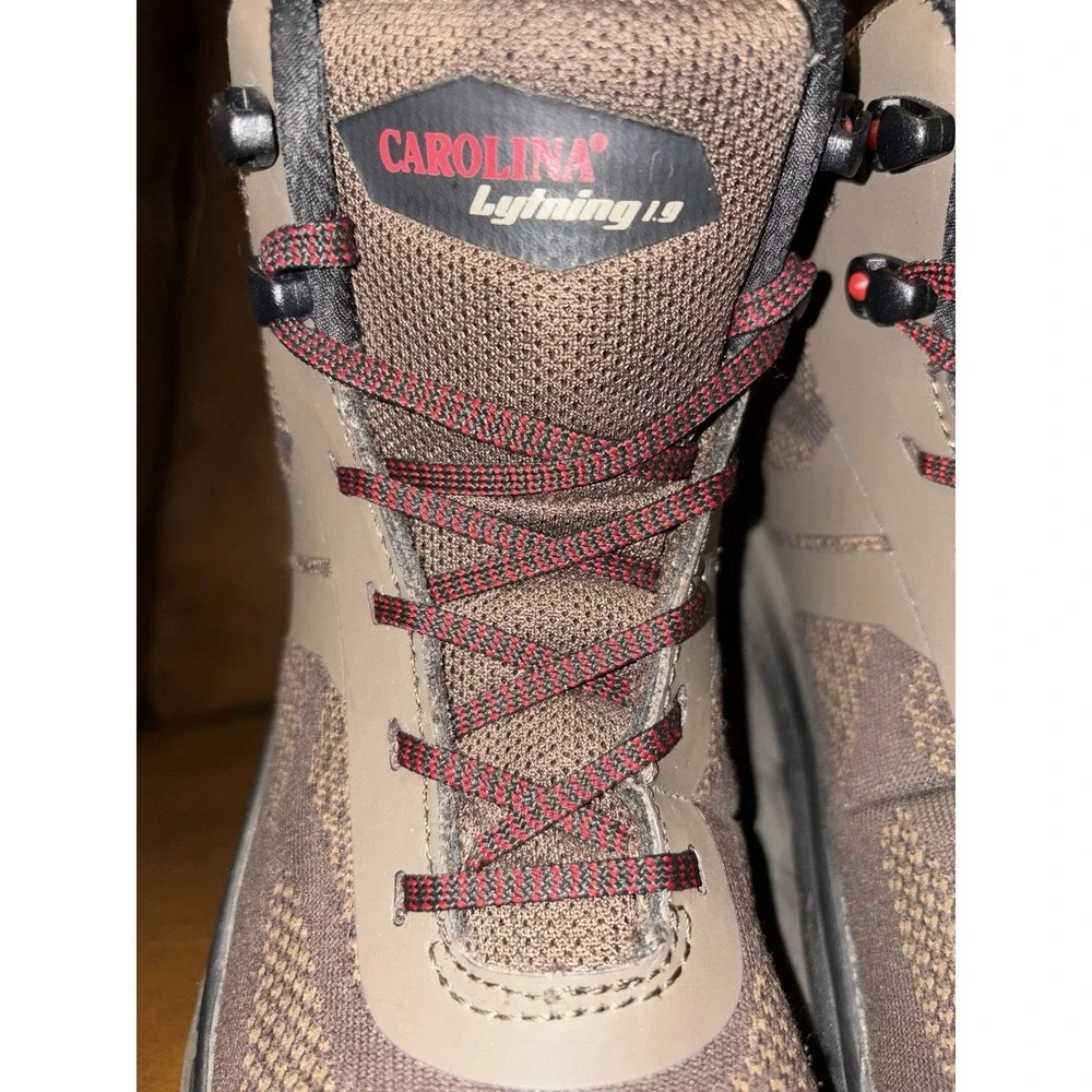 Carolina Voltrex CA1915 Mens Waterproof Mid Cut Safety Toe Lace Lytning Size 8
